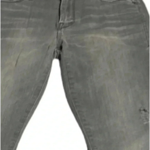 MOTHER The Looker Ankle Fray  women jeans, last chance saloon in grey, Revolve - Picture 15 of 16